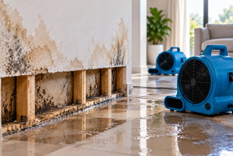 After a Water Leak odor in a Dubai home